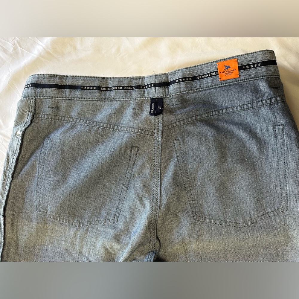 Ermenegildo Zegna Gray Denim Jeans - Picture 6 of 14